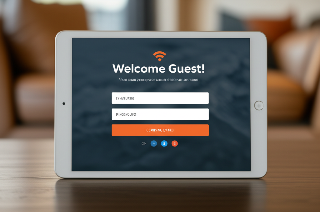 Guest WiFi portal interface