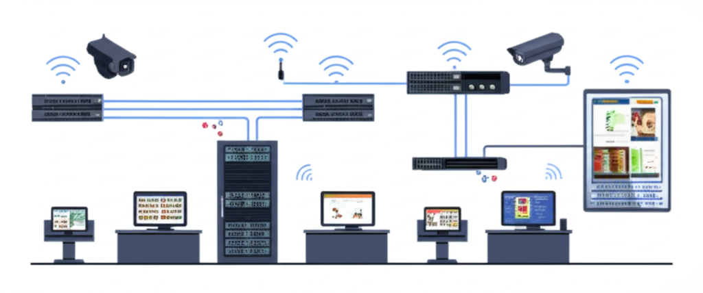 Modern retail network infrastructure