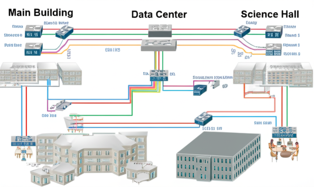 Educational institution network diagram